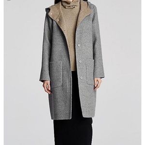 Eileen Fisher Double Face Alpaca Blend Coat